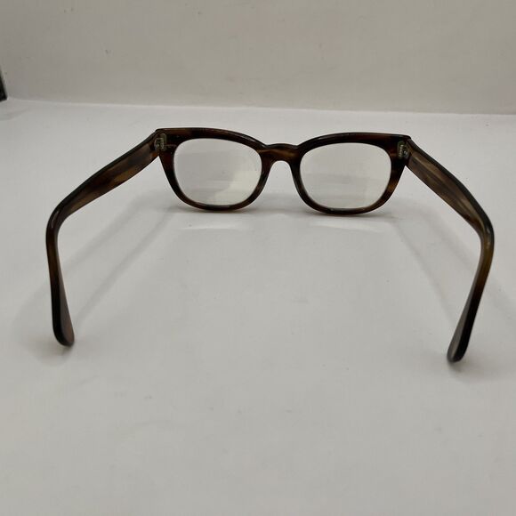 UOC Eyeglasses 150 Vintage Designer Frames Only  Brown 50-22-150 - Picture 5 of 6